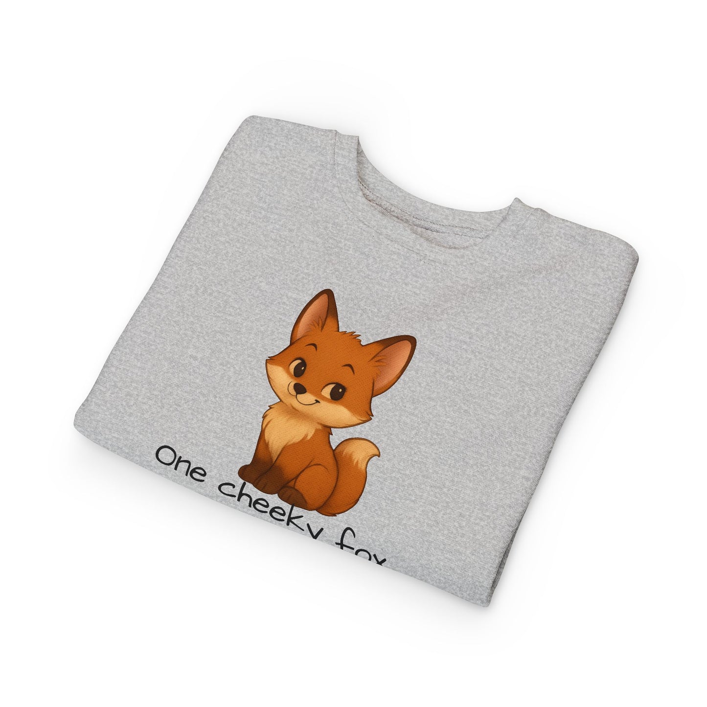 Toddler Fox Sweatshirt – "Cheeky Fox" Cute Kids Pullover