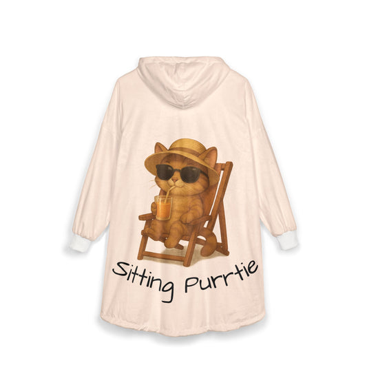 Cat Hooded Blanket – Sitting Purrty Cozy Wear