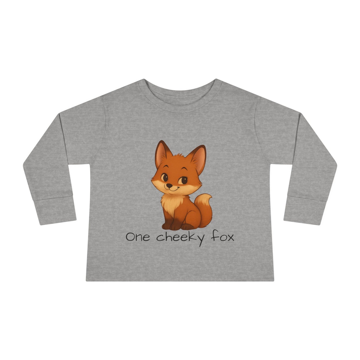 Toddler Long Sleeve Tee – Cheeky Fox Design