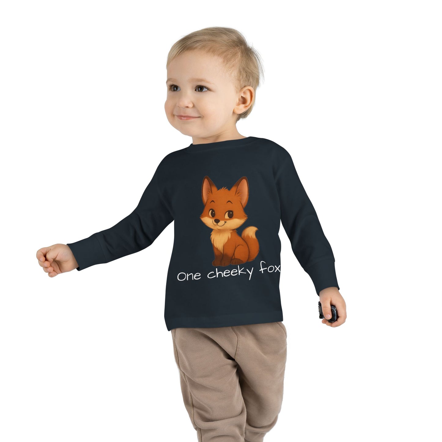 Toddler Long Sleeve Tee – Cheeky Fox Design