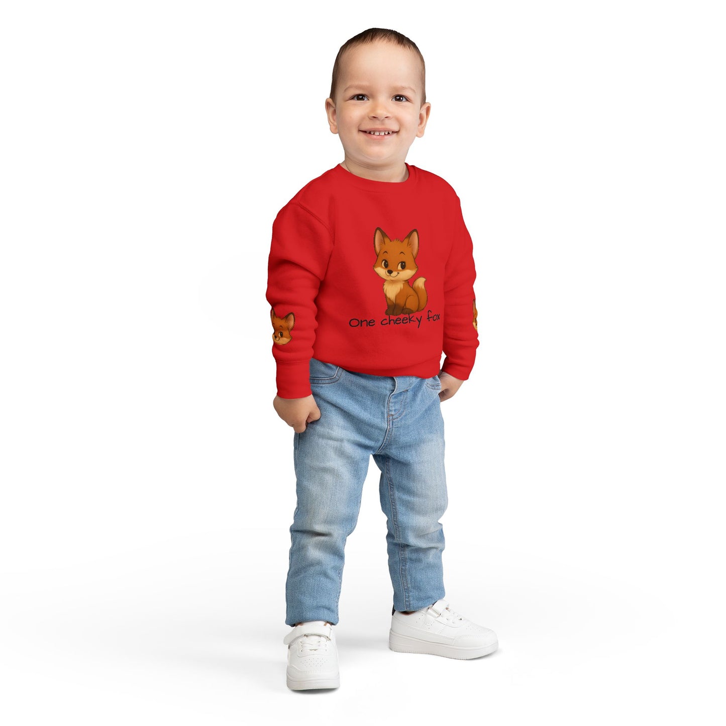 Toddler Fox Sweatshirt – "Cheeky Fox" Cute Kids Pullover