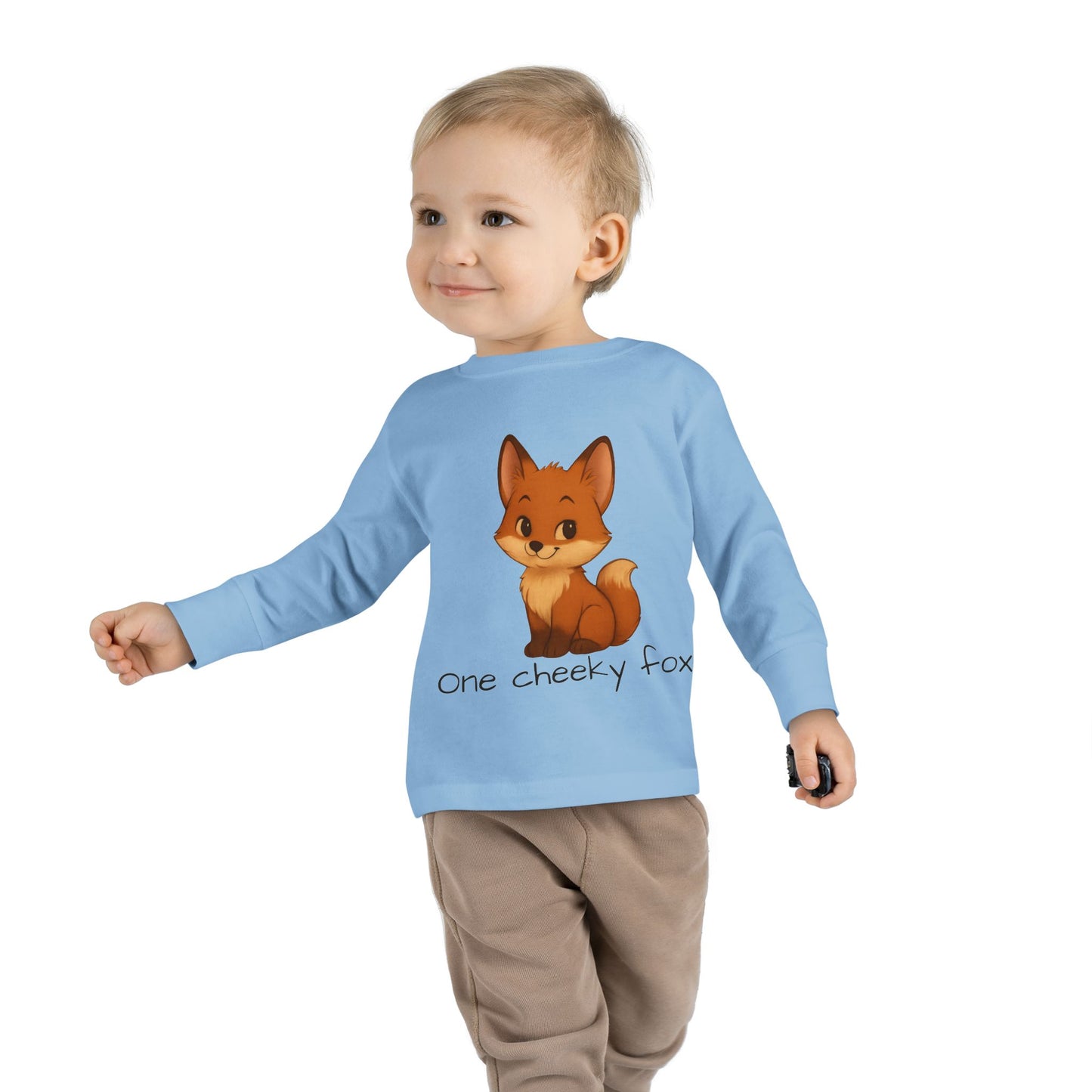 Toddler Long Sleeve Tee – Cheeky Fox Design