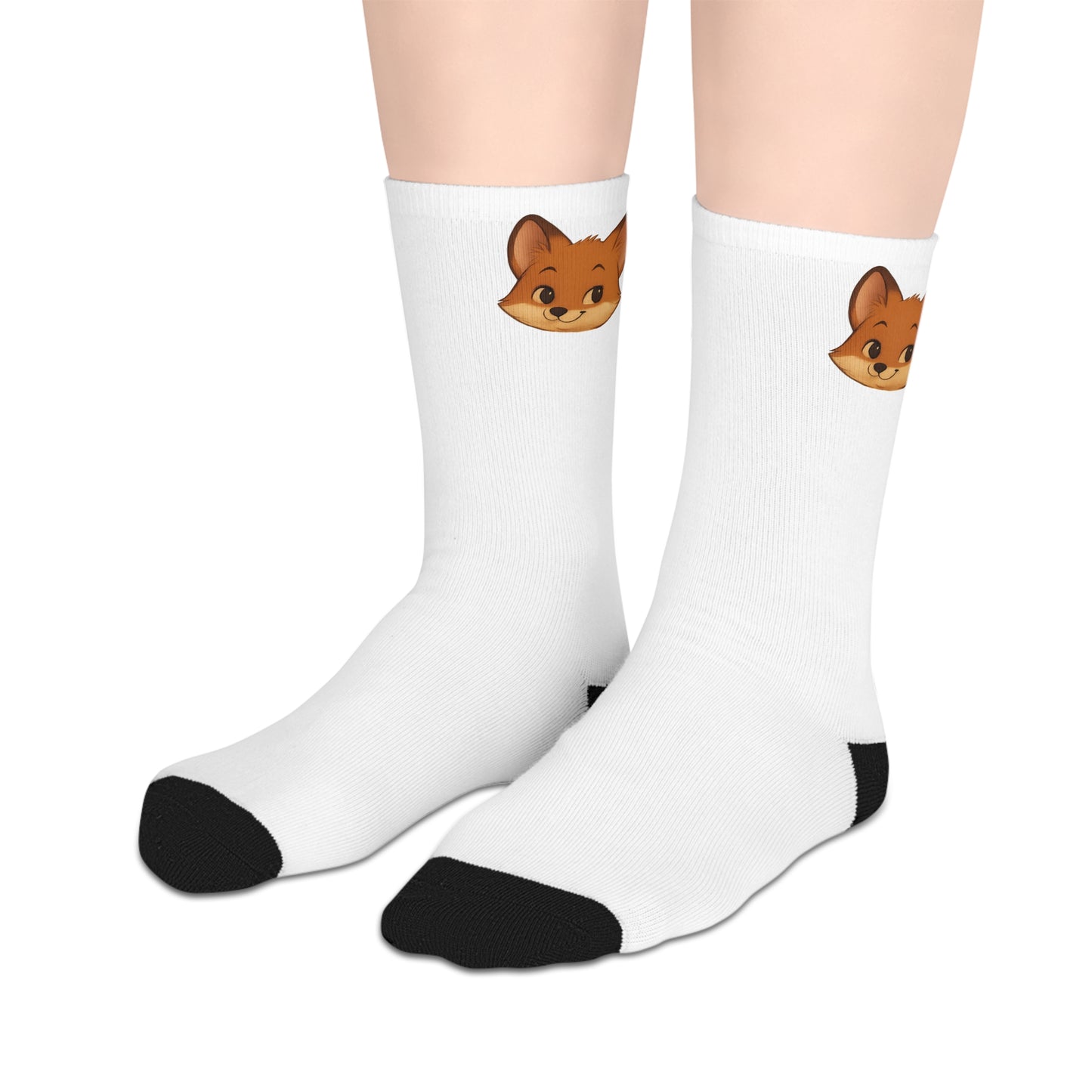Cheeky Fox Crew Socks – Fun & Cozy Footwear
