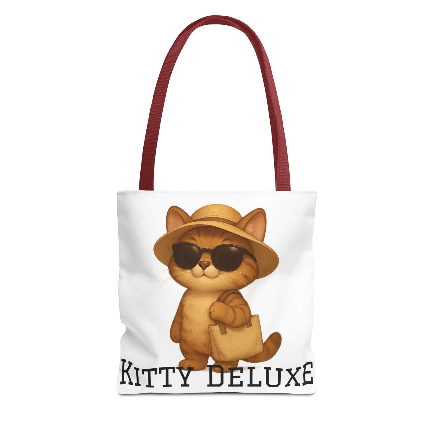 Cat Tote Bag – "Kitty Deluxe" Eco-Friendly Shopping & Beach Bag