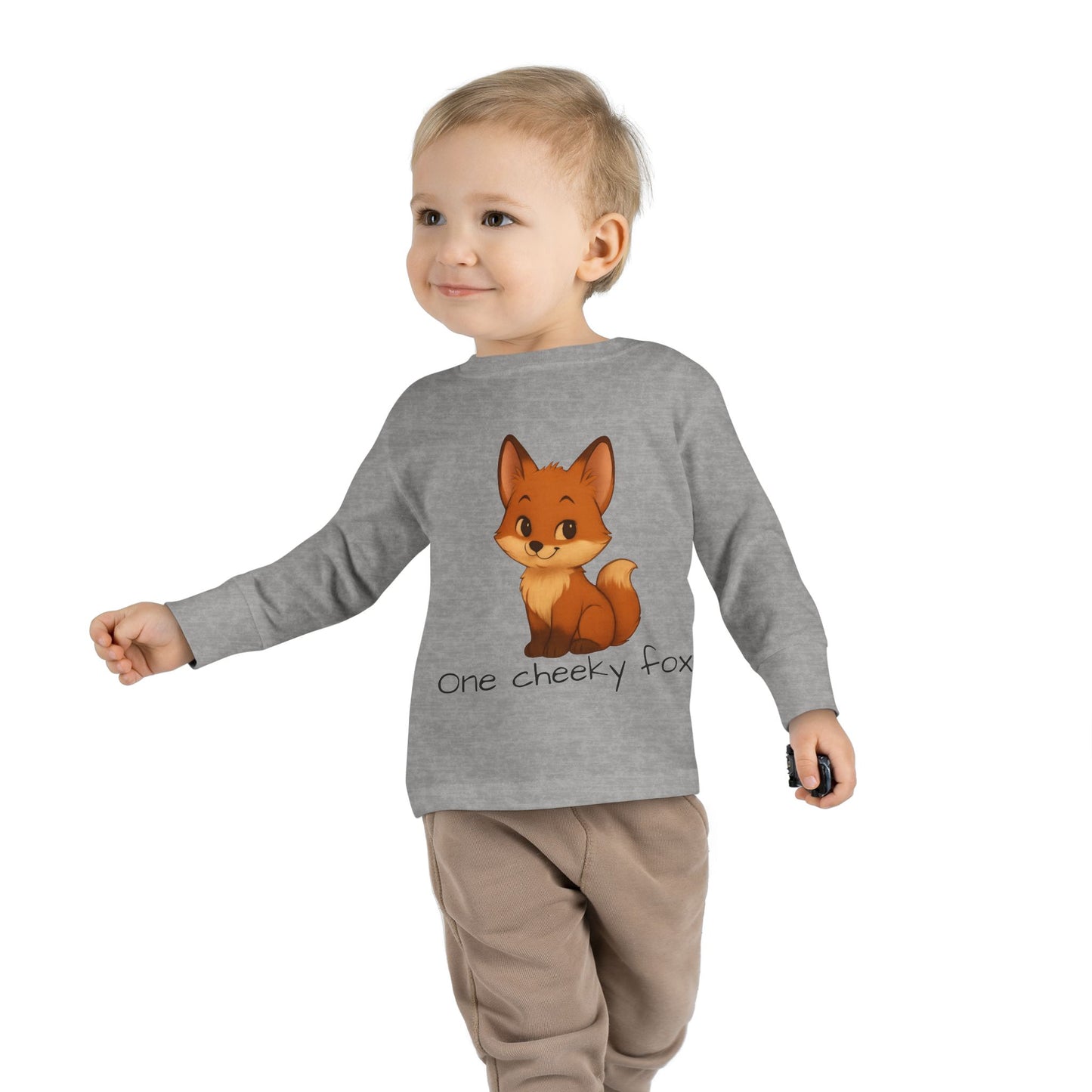 Toddler Long Sleeve Tee – Cheeky Fox Design