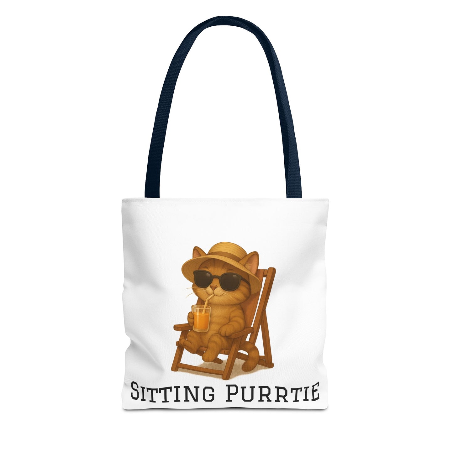 "Sitting Purrtie" Cat Tote – Cute & Eco-Friendly Bag