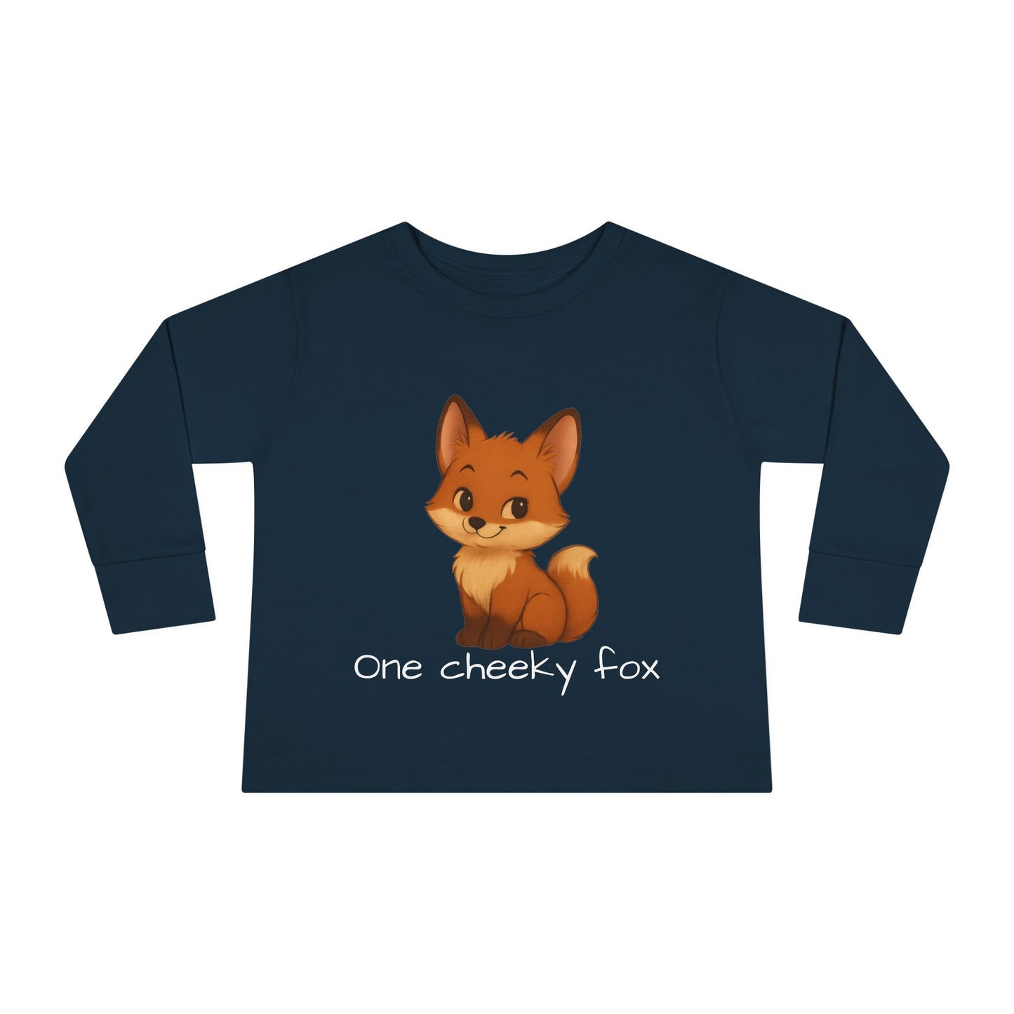 Toddler Long Sleeve Tee – Cheeky Fox Design