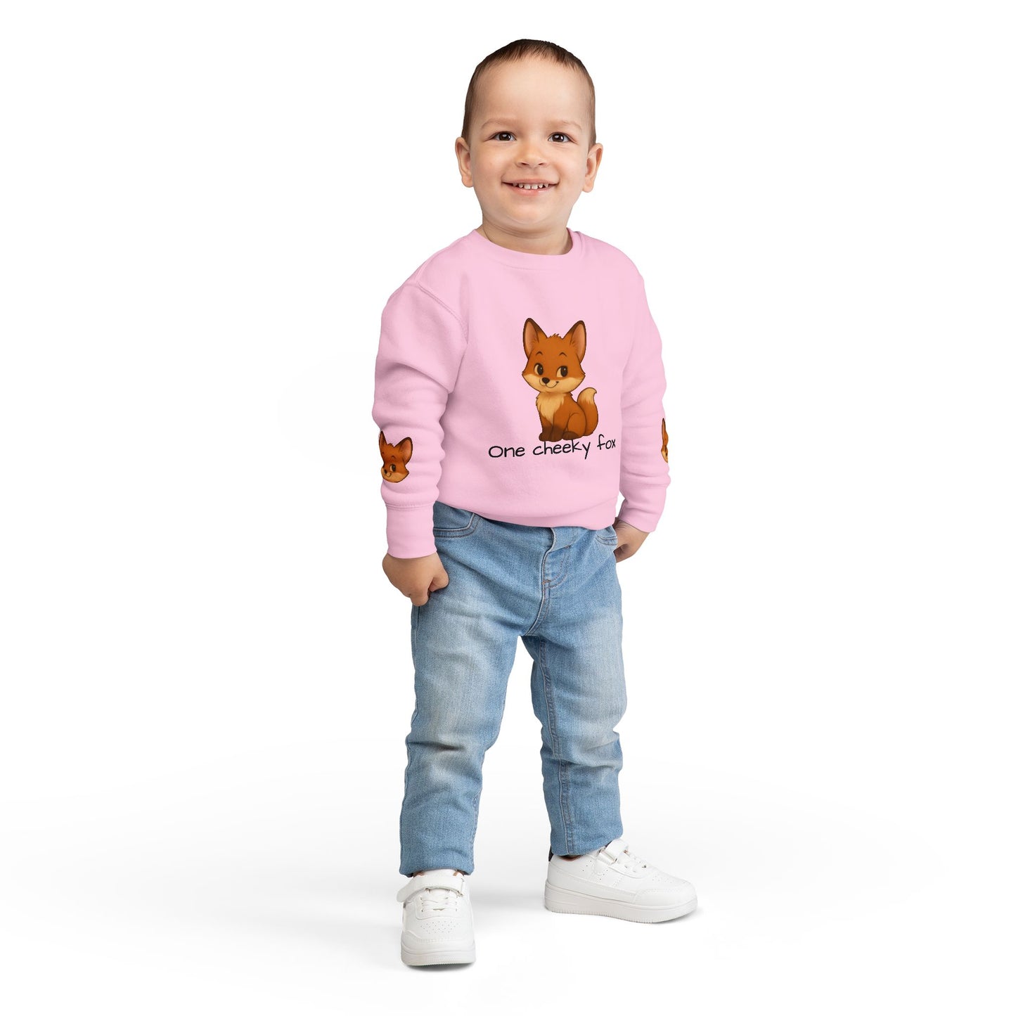 Toddler Fox Sweatshirt – "Cheeky Fox" Cute Kids Pullover