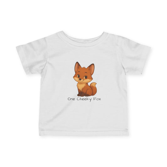 Baby Fox T-Shirt – "One Cheeky Fox" Cute Infant & Toddler Tee