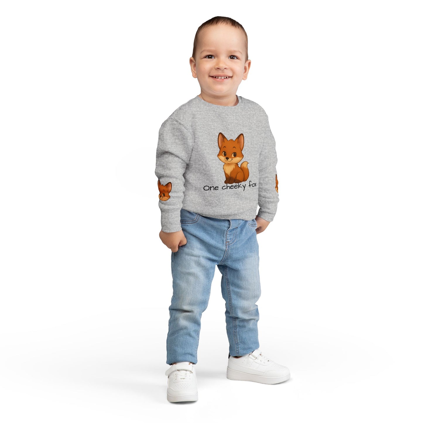 Toddler Fox Sweatshirt – "Cheeky Fox" Cute Kids Pullover