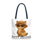 Cat Tote Bag – "Kitty Deluxe" Eco-Friendly Shopping & Beach Bag