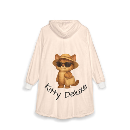 Cozy Cat Hooded Blanket – Unisex Loungewear & Gift