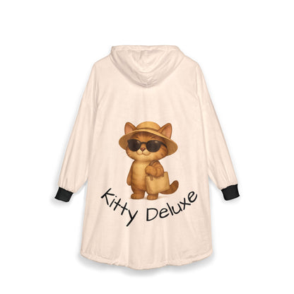 Cozy Cat Hooded Blanket – Unisex Loungewear & Gift
