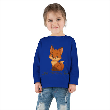 Toddler Long Sleeve Tee – Cheeky Fox Design