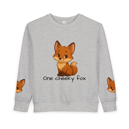 Toddler Fox Sweatshirt – "Cheeky Fox" Cute Kids Pullover