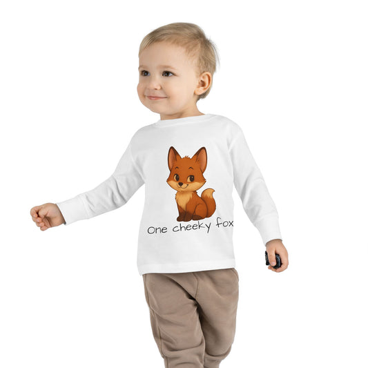 Toddler Long Sleeve Tee – Cheeky Fox Design
