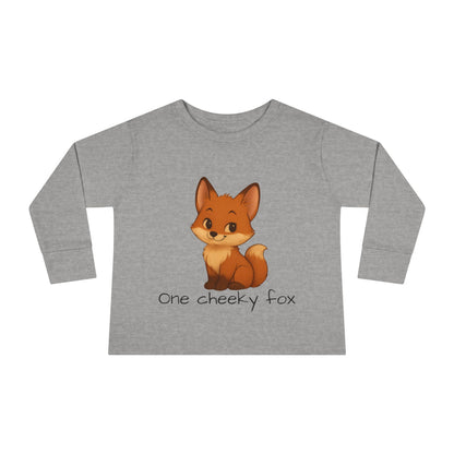 Toddler Long Sleeve Tee – Cheeky Fox Design