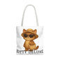 Cat Tote Bag – "Kitty Deluxe" Eco-Friendly Shopping & Beach Bag