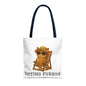 "Sitting Purrtie" Cat Tote – Cute & Eco-Friendly Bag