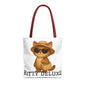 Cat Tote Bag – "Kitty Deluxe" Eco-Friendly Shopping & Beach Bag