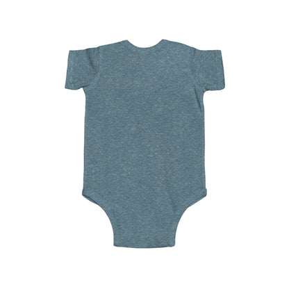 Baby Bodysuit – Daddy Dog & Baby Fox Family Design