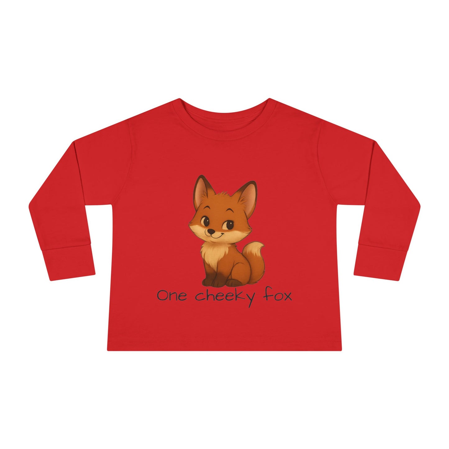 Toddler Long Sleeve Tee – Cheeky Fox Design