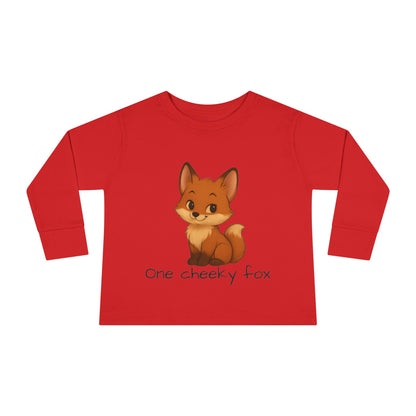 Toddler Long Sleeve Tee – Cheeky Fox Design