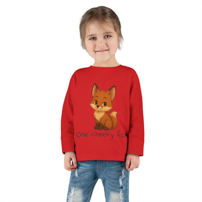 Toddler Long Sleeve Tee – Cheeky Fox Design