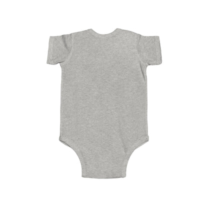Baby Bodysuit – Daddy Dog & Baby Fox Family Design