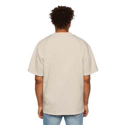 Men's Oversized T-Shirt – "My Fur-mily" Pet Lover Graphic Tee