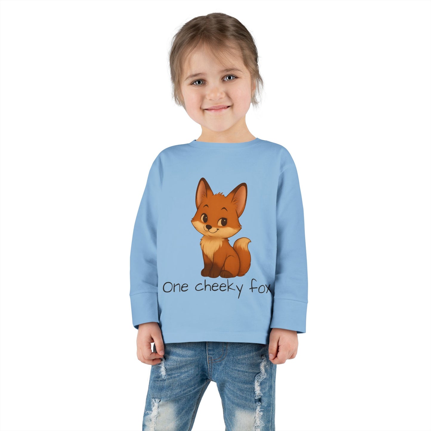 Toddler Long Sleeve Tee – Cheeky Fox Design