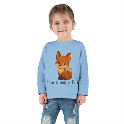 Toddler Long Sleeve Tee – Cheeky Fox Design