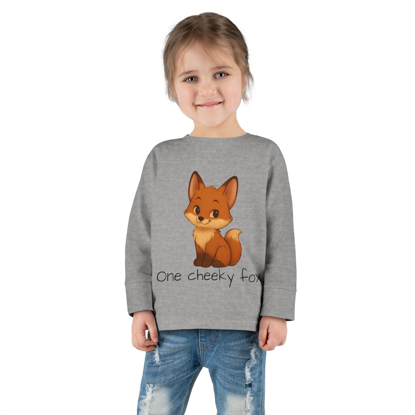 Toddler Long Sleeve Tee – Cheeky Fox Design