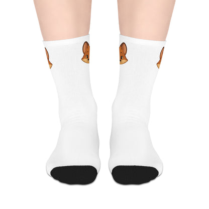 Cheeky Fox Crew Socks – Fun & Cozy Footwear
