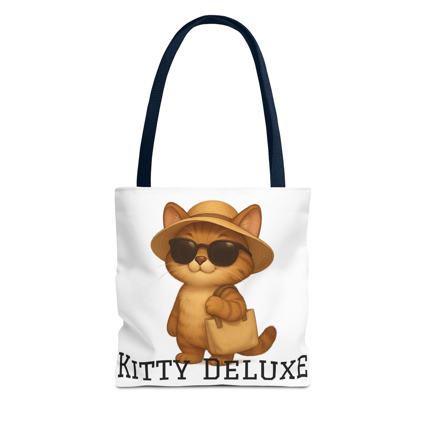 Cat Tote Bag – "Kitty Deluxe" Eco-Friendly Shopping & Beach Bag