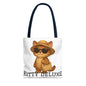 Cat Tote Bag – "Kitty Deluxe" Eco-Friendly Shopping & Beach Bag