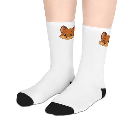 Cheeky Fox Crew Socks – Fun & Cozy Footwear