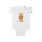 Baby Bodysuit – Daddy Dog & Baby Fox Family Design