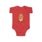 Baby Bodysuit – Daddy Dog & Baby Fox Family Design