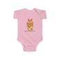 Baby Bodysuit – Daddy Dog & Baby Fox Family Design