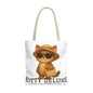 Cat Tote Bag – "Kitty Deluxe" Eco-Friendly Shopping & Beach Bag
