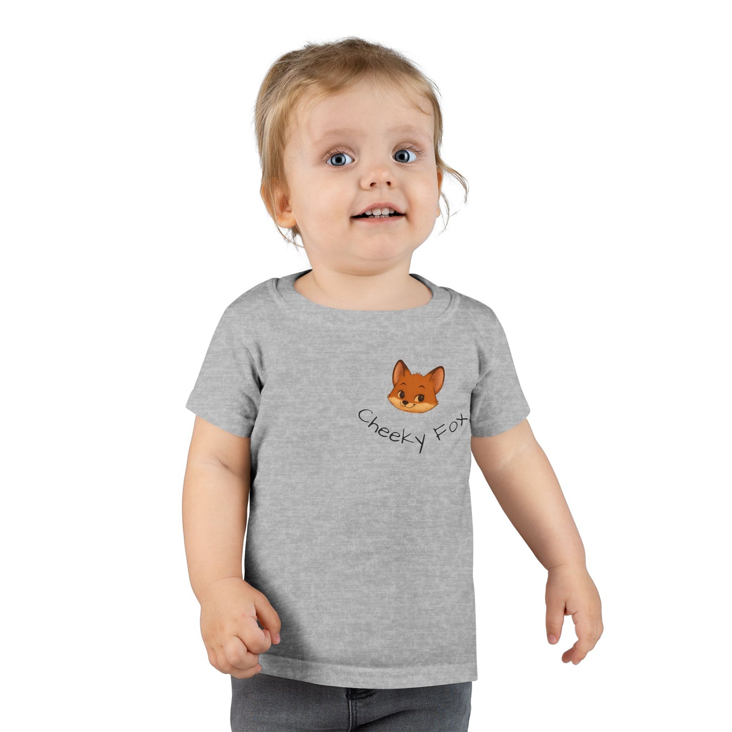 Toddler Fox T-Shirt – "Cheeky Fox" Cute Kids Tee for Everyday Wear