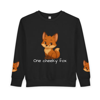 Toddler Fox Sweatshirt – "Cheeky Fox" Cute Kids Pullover