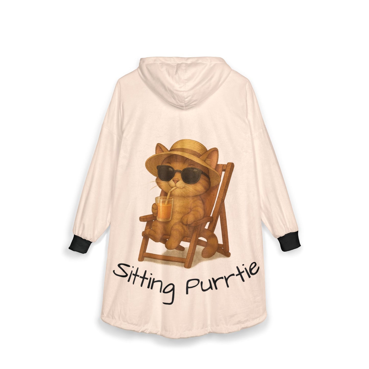 Cat Hooded Blanket – Sitting Purrty Cozy Wear