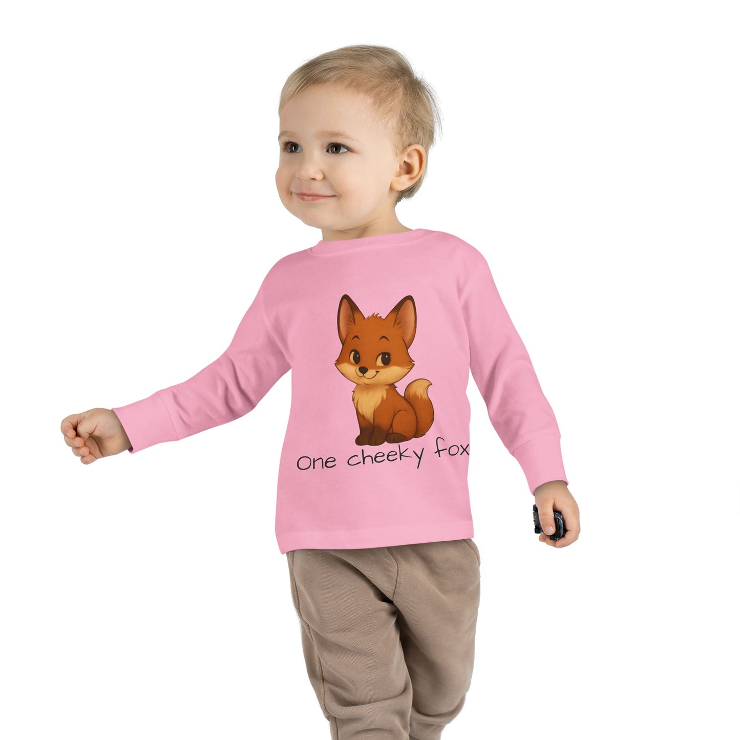 Toddler Long Sleeve Tee – Cheeky Fox Design