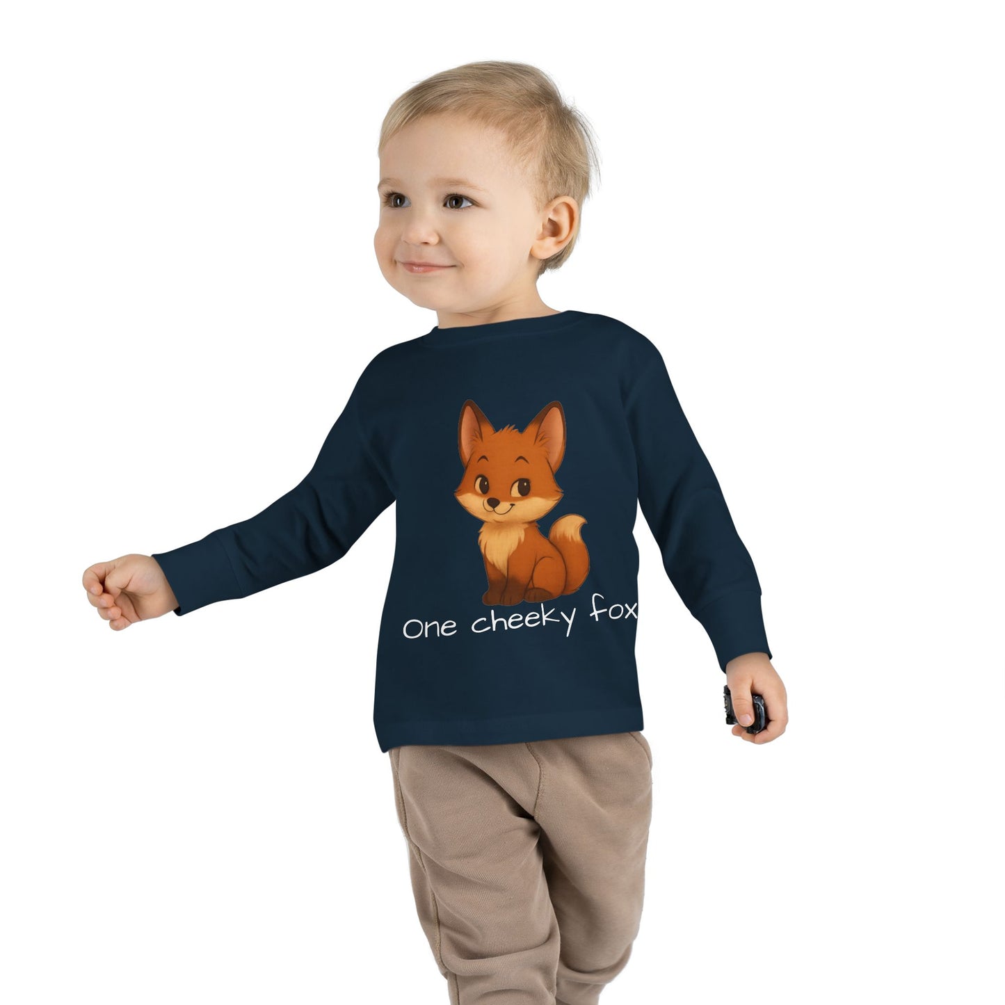 Toddler Long Sleeve Tee – Cheeky Fox Design