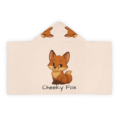 Cheeky Fox Kids Hooded Towel – Bath & Beach Wrap