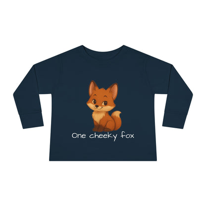Toddler Long Sleeve Tee – Cheeky Fox Design