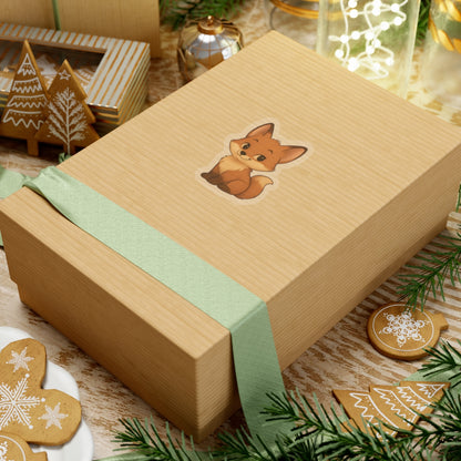 Fox Sticker – "Sweet Fox" Kiss-Cut Vinyl for Laptops & Crafts