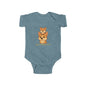 Baby Bodysuit – Daddy Dog & Baby Fox Family Design